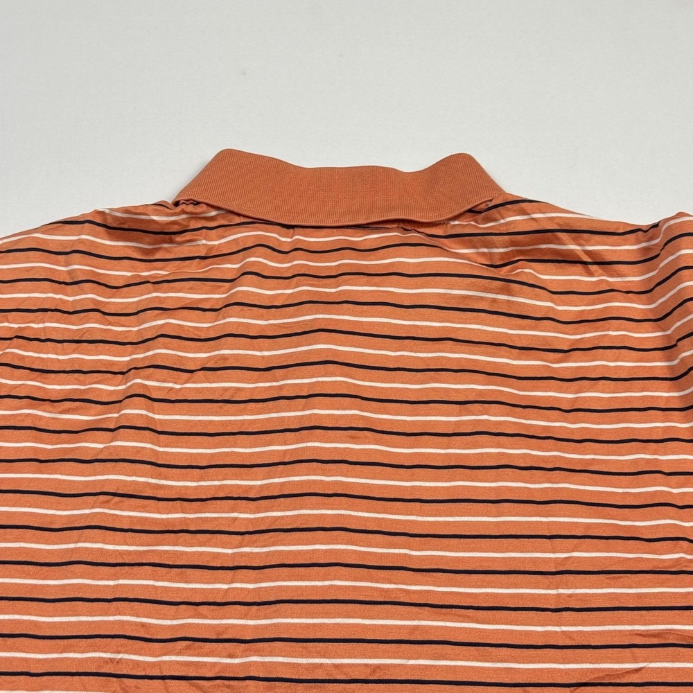 Masters Augusta National Golf Shop Polo Shirt Mens Large Orange Striped - Picture 11 of 11
